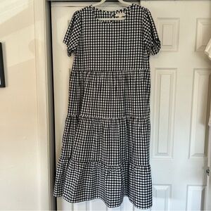 Tradlands Chalet Tiered Dress, Gingham